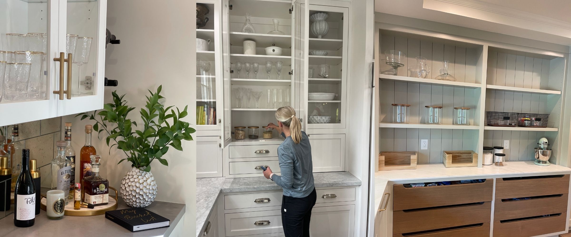 Beautifully organized kitchen and pantry by Organized Spaces in Los Gatos, Silicon Valley